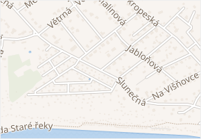Ke skále - Slunečná v obci Černošice - mapa ulice
