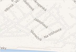 Na ladech v obci Černošice - mapa ulice