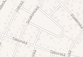 Náměstí 5. května v obci Černošice - mapa ulice