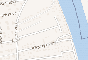 Osada Jas v obci Černošice - mapa ulice