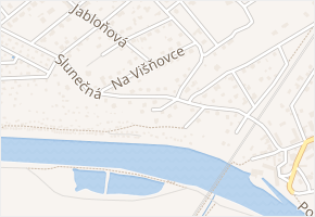 Pod Slunečnou v obci Černošice - mapa ulice