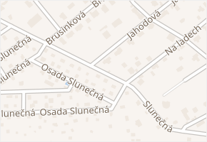 Slunečná v obci Černošice - mapa ulice