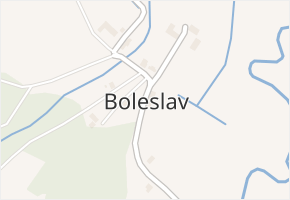 Boleslav v obci Černousy - mapa části obce