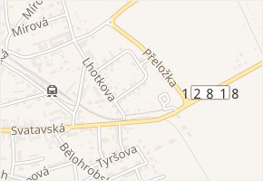 Domečkova v obci Černovice - mapa ulice