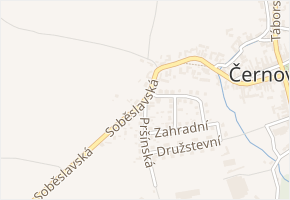 Soběslavská v obci Černovice - mapa ulice