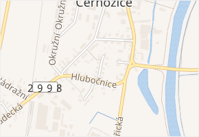 Na Výsluní v obci Černožice - mapa ulice