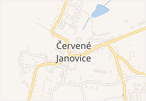 Červené Janovice v obci Červené Janovice - mapa části obce