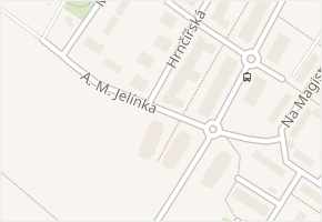Jelínkova v obci Červené Pečky - mapa ulice
