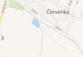 Sovova v obci Červenka - mapa ulice