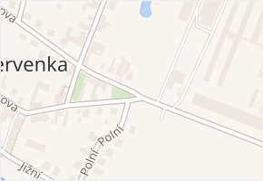 Za Mlékárnou v obci Červenka - mapa ulice