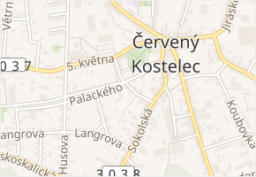 Havlíčkova v obci Červený Kostelec - mapa ulice