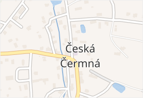 Česká Čermná v obci Česká Čermná - mapa části obce