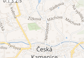 U kaple v obci Česká Kamenice - mapa ulice