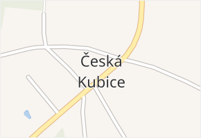 Česká Kubice v obci Česká Kubice - mapa části obce