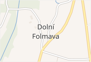 Dolní Folmava v obci Česká Kubice - mapa části obce