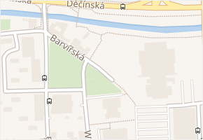 Barvířská v obci Česká Lípa - mapa ulice