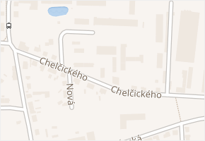Chelčického v obci Česká Lípa - mapa ulice