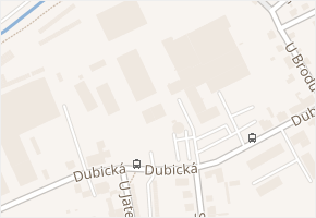 Dubická v obci Česká Lípa - mapa ulice
