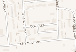 Dukelská v obci Česká Lípa - mapa ulice