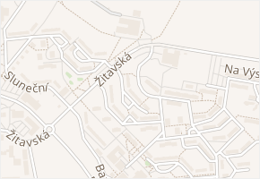 Jihlavská v obci Česká Lípa - mapa ulice