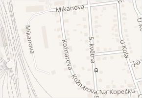 Kožnarova v obci Česká Lípa - mapa ulice