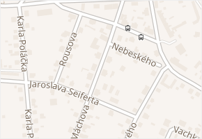 Máchova v obci Česká Lípa - mapa ulice