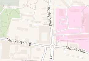 Moskevská v obci Česká Lípa - mapa ulice