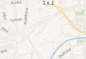 Ronovská v obci Česká Lípa - mapa ulice