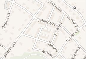 Růžová v obci Česká Lípa - mapa ulice