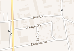 U Kapličky v obci Česká Lípa - mapa ulice