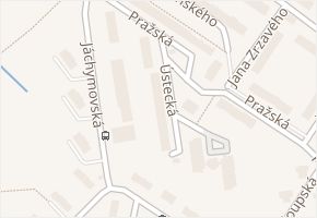Ústecká v obci Česká Lípa - mapa ulice
