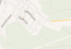 Višňová v obci Česká Lípa - mapa ulice