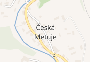 Česká Metuje v obci Česká Metuje - mapa části obce