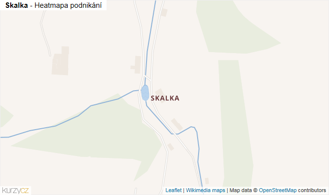Mapa Skalka - Firmy v části obce.