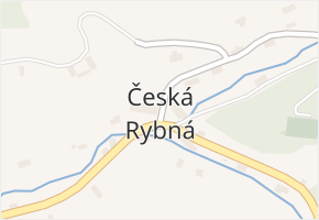 Česká Rybná v obci Česká Rybná - mapa části obce