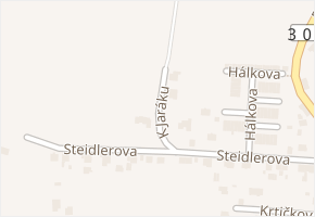 K Jaráku v obci Česká Skalice - mapa ulice