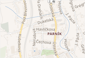Havlíčkova v obci Česká Třebová - mapa ulice