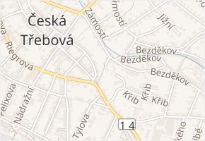 Kobylí důl v obci Česká Třebová - mapa ulice