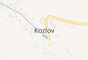 Kozlov v obci Česká Třebová - mapa části obce