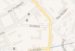Krátká v obci Česká Třebová - mapa ulice