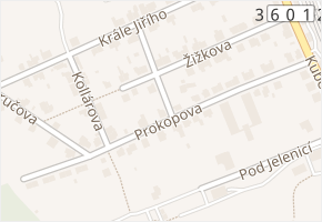Prokopova v obci Česká Třebová - mapa ulice