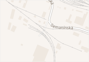 Semanínská v obci Česká Třebová - mapa ulice