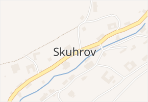 Skuhrov v obci Česká Třebová - mapa části obce