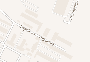 Topolová v obci Česká Třebová - mapa ulice