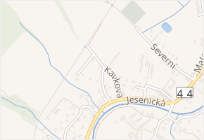 K Nádraží v obci Česká Ves - mapa ulice
