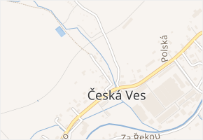 K Zahrádkám v obci Česká Ves - mapa ulice