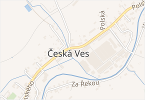 Severní v obci Česká Ves - mapa ulice