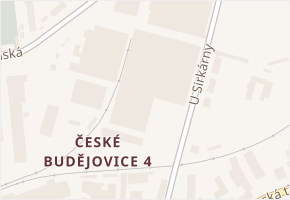 České Budějovice 4 v obci České Budějovice - mapa části obce