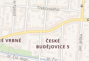 České Budějovice 5 v obci České Budějovice - mapa části obce