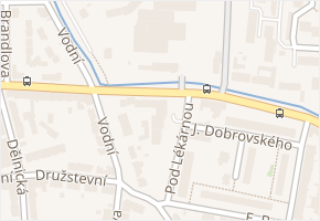 Dobrovodská v obci České Budějovice - mapa ulice